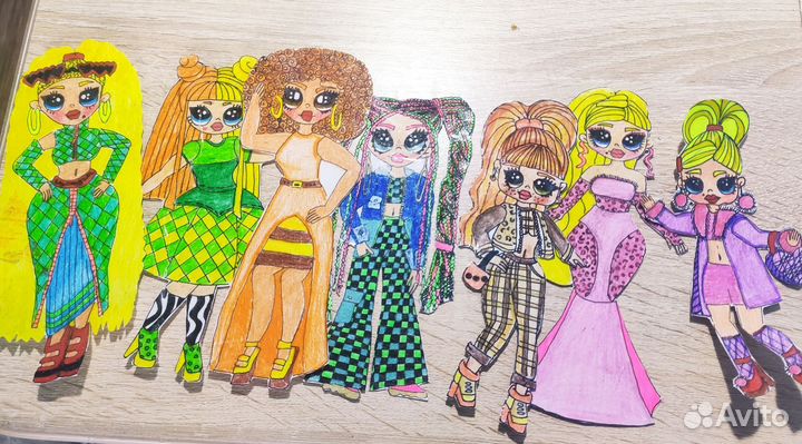 Ручной работы лол, цена за всех