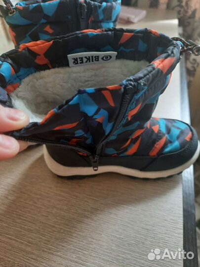 Дутые сапожки зима