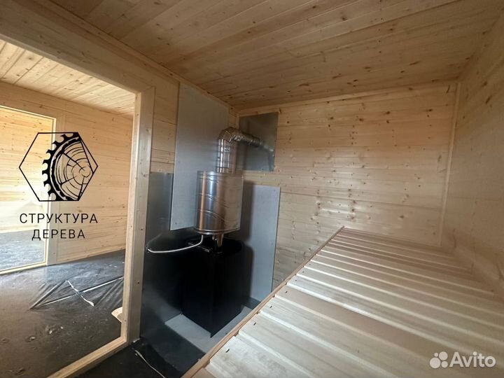 Баня под ключ перевозная с доставкой спб