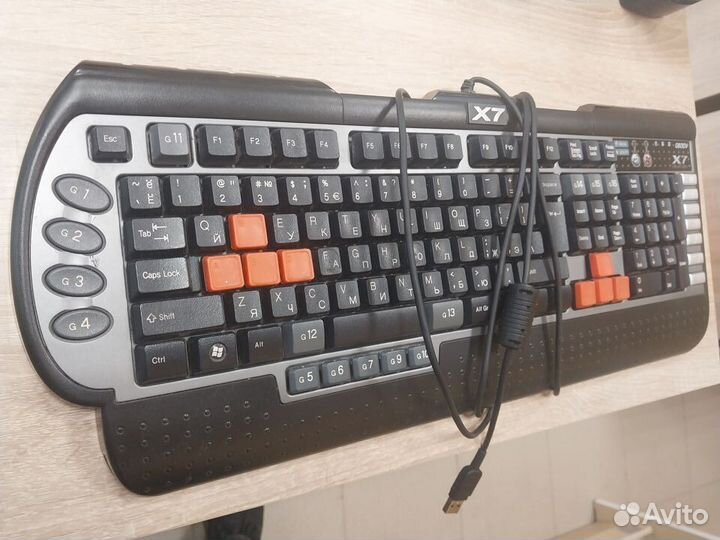 Клавиатура A4tech X7-G800V игровая компьютерная