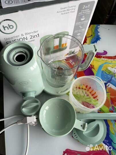 Пароварка блендер Happy Baby Fusion 2 в 1
