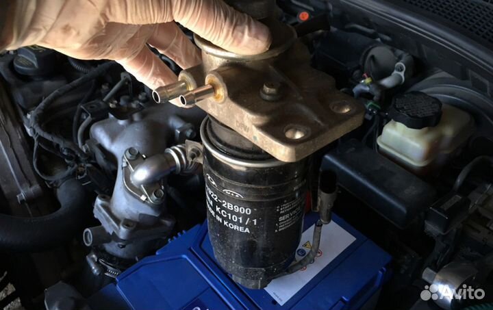 Замена топливного фильтра Volvo XC90 I 2002-06