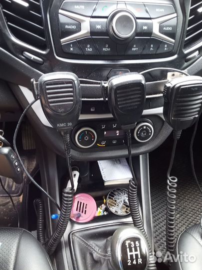 Автомобильная рация, усилитель, антенной