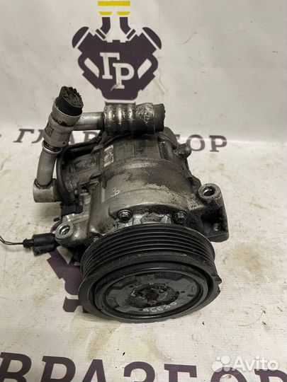 Компрессор кондиционера Audi A6 C7,4G 2011-2018 (3