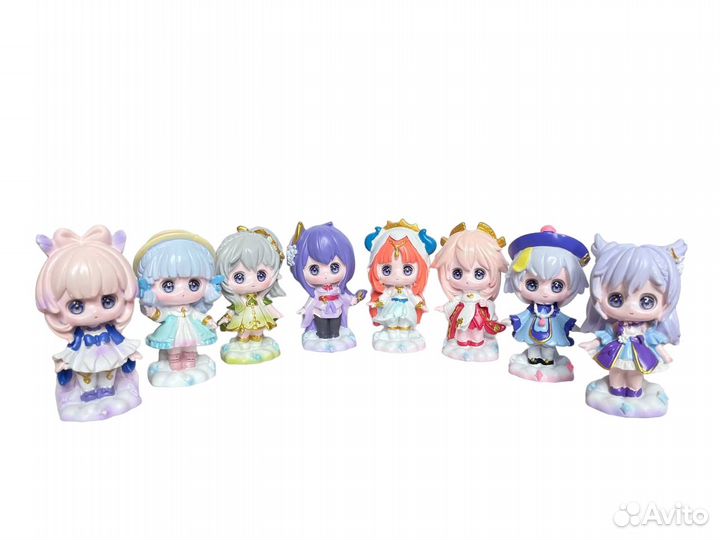 Набор аниме фигурок Genshin Impact (Геншин Импакт)