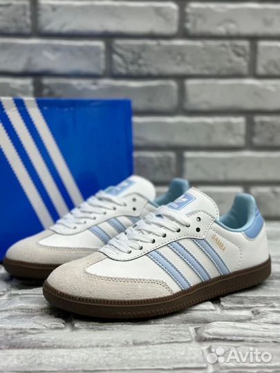 Adidas Samba White Blue