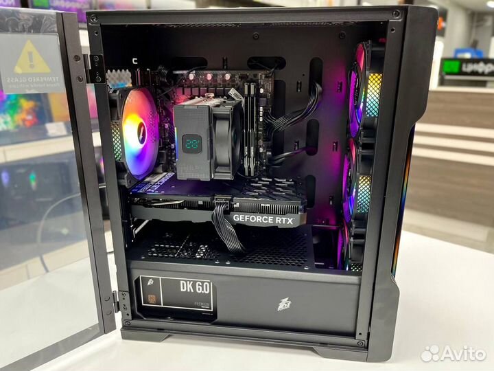 Пк i3-12100F/ RTX 4060/ DDR4-32Gb/ SSD-512Gb/ 600W