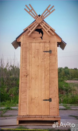 Дачный туалет с установкой