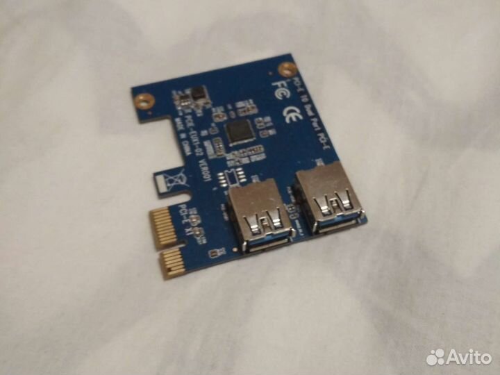 Pci e to usb, переходник