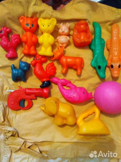 Игрушки пластик из СССР