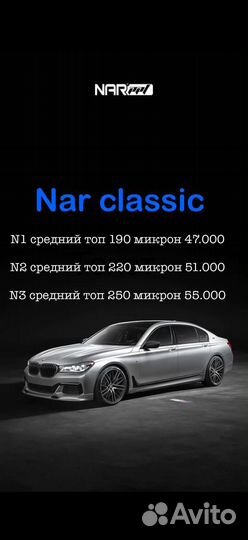 Полиуретановая защитная пленка NAR PPF classic