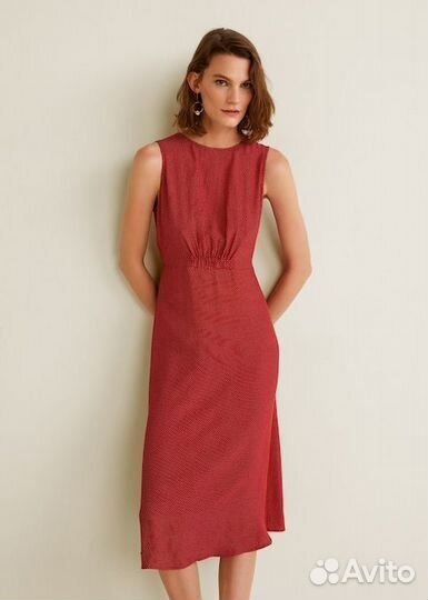 Платье Mango в горошек