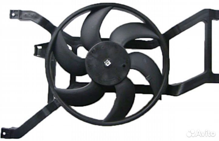 Рено логан Renault logan диффузор радиатор охладен