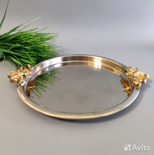 Сервировочный поднос. Серебрение. 1970-е