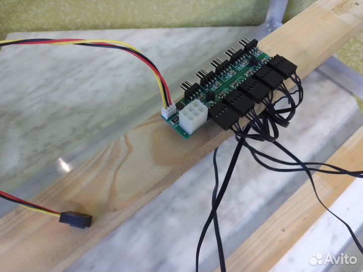 Каркас для майнинг фермы алюминиевый 6 карт