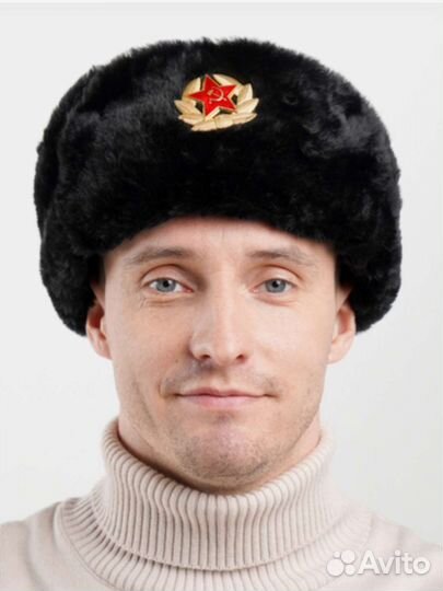 Шапка ушанка армейская, зимняя (Разные цвета)