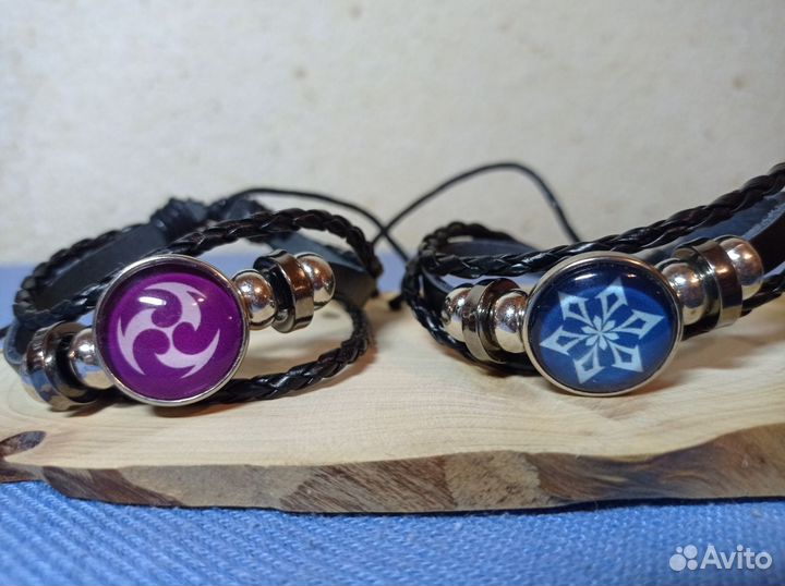 Браслет Геншин Импакт Крио и Электро