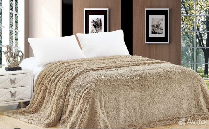 Новый Плед травка в чехле