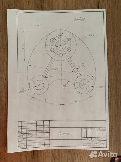 Чертежи и 3D модели в SolidWorks,Компас 3D,от руки