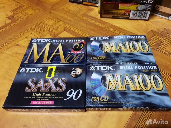 Аудио кассеты новые запечатанные