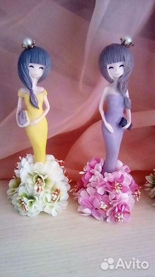 Статуэтки русалка,набор фей Winx