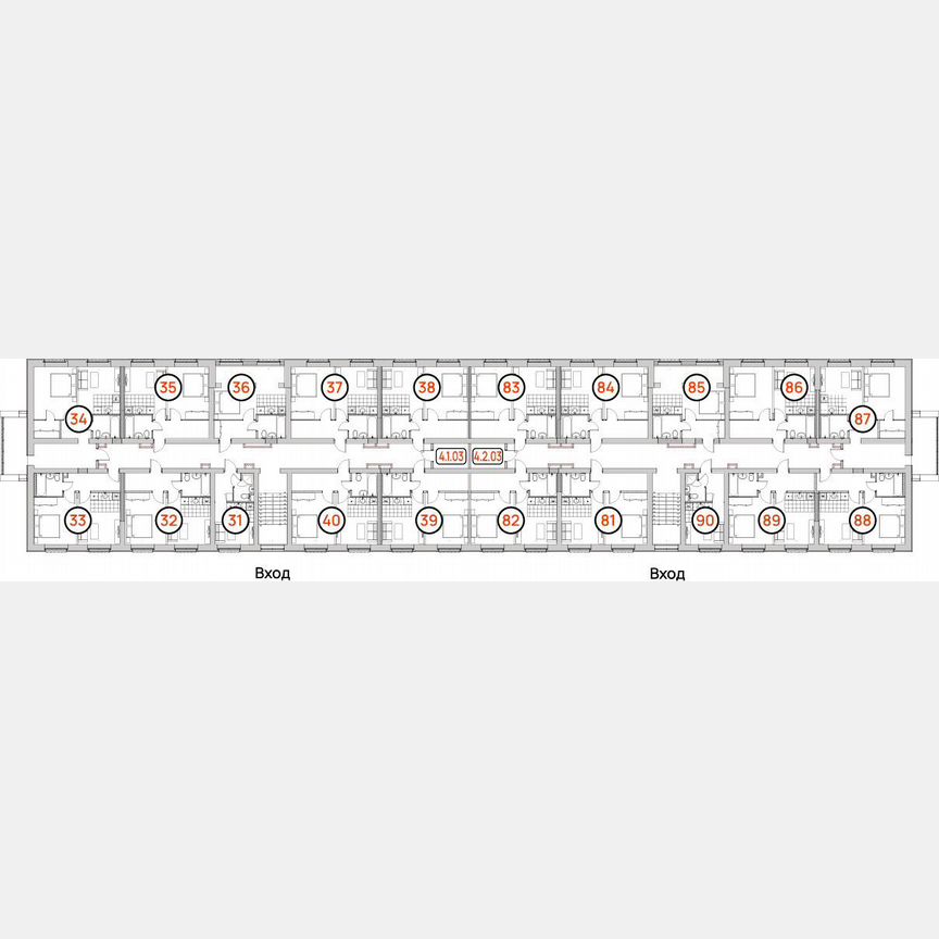 1-к. квартира, 34,5 м², 4/5 эт.