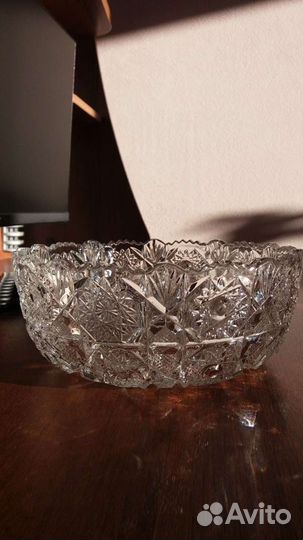 Хрустальная ваза