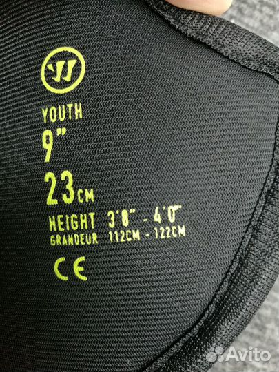 Щитки хоккейные Warrior Alpha DX YTH 8