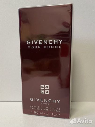 Givenchy pour homme edt 100мл