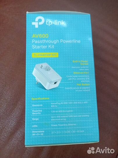 Адаптер сетевой TP-link TL-PA4010pkit