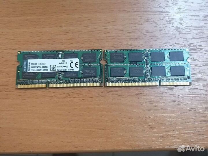 Оперативная память so-dimm ddr3 для ноутбука 8gb