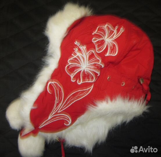 Шапка зимняя на 5-7 лет подклад х/б