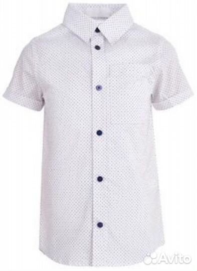 Button blue рубашка новая 152 рост
