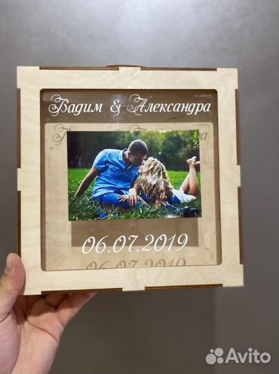 Рамка для песочной церемонии, свадебная рамка