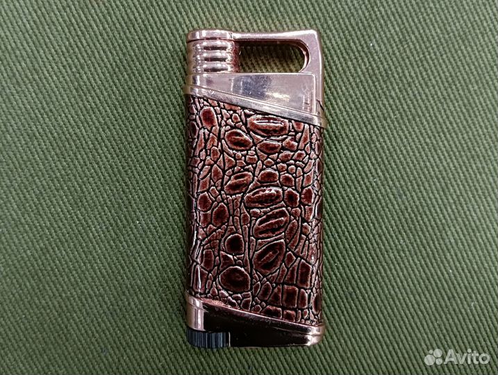 Турбо зажигалка Коричневая Рептилия