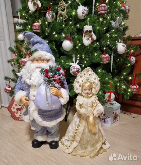 Дед мороз игрушка под елку 67см