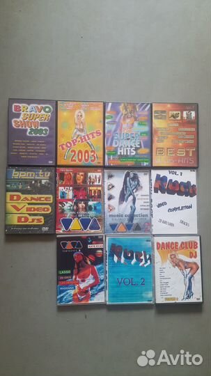 Коллекция DVD дисков с клипами