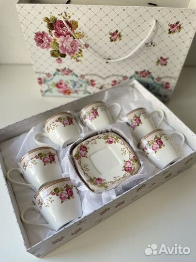 Подарочный чайный набор в винтажном стиле