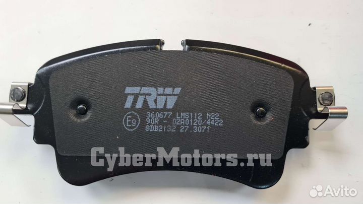 Колодки тормозные задние Audi A4 A5 Q7 A7 A8