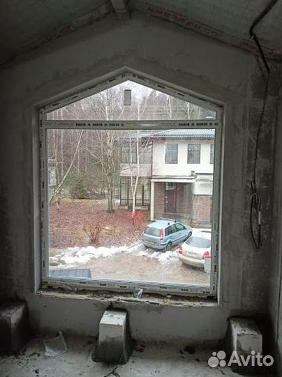 Окна алюминиевые под ключ