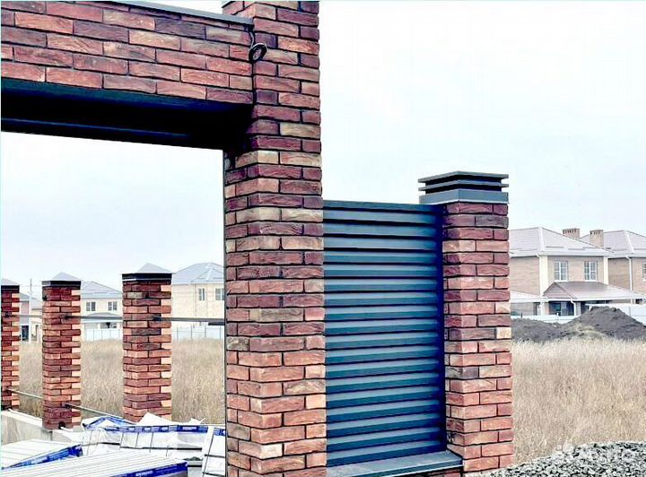 Забор жалюзи металлические