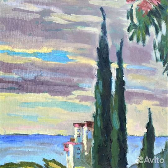 Картина маслом на холсте пейзаж