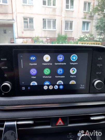 Штатная магнитола sonata 2020