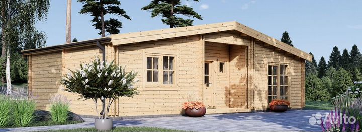 Дом из бруса филипп 44 10,5x6