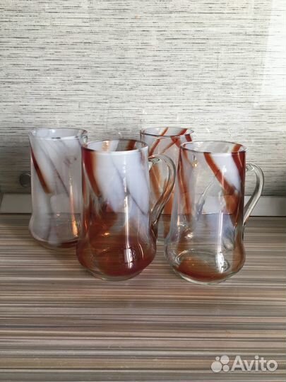 Набор посуды, черное стекло, 35 предметов