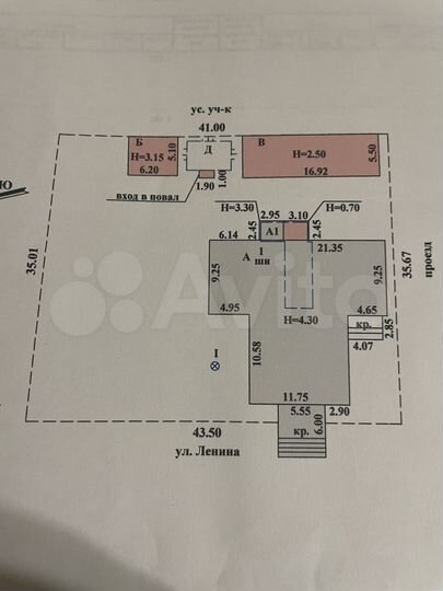 Торговое помещение, 439.6 м²