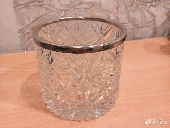 Хрустальная конфетница СССР