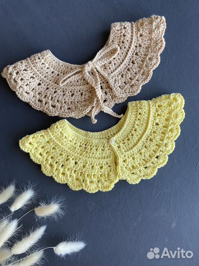 Вязаные воротнички