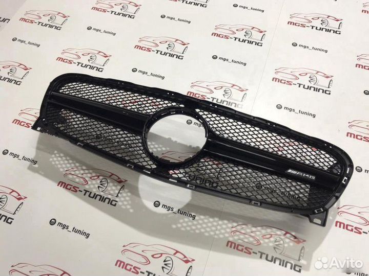Решетка GLA в стиле AMG 45 Chrome + амг 17-н.в