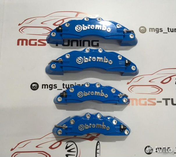 Накладки на суппорта Brembo Синие